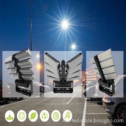 High Pole Lamp Manufacturer: 1000W-1440W High Mast LED Flood Stadium Light - 30M